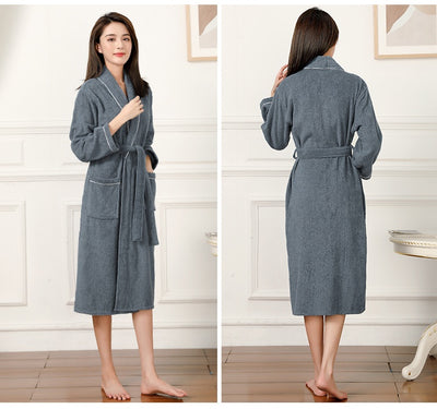 Bata de Toalla Absorbente Unisex - Pijama Cómodo para Hombre y Mujer - Image 22