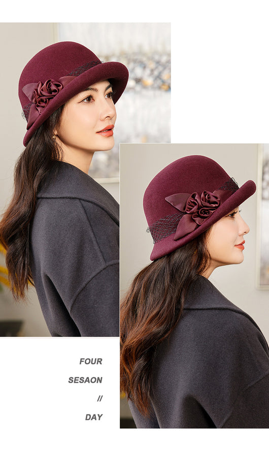 Gorro de Lana Retro para Mujer - Estilo Clásico Basin - Image 15