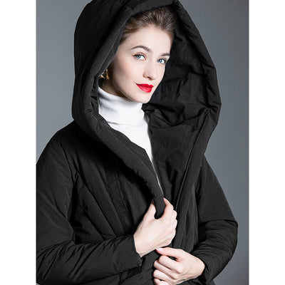 Abrigo Recto Slim de Invierno para Mujer - Image 12