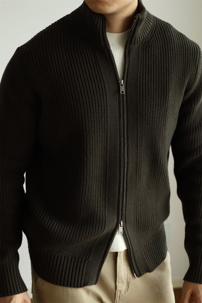 Chaqueta Pesada Doble Cierre Resistente al Pilling para Hombre - Image 7