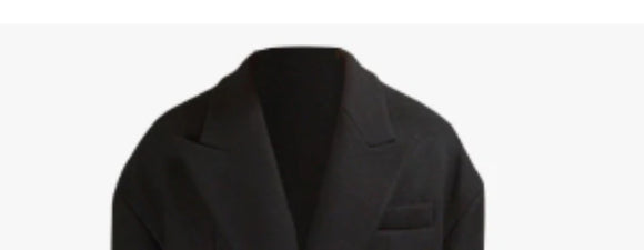 Abrigo Largo Oversize para Hombre - Corte Relajado Bajo la Rodilla