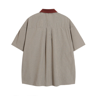 Camisa de Cuadros Manga Corta para Hombre - Image 2