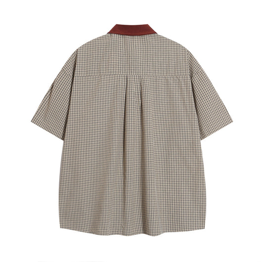 Camisa de Cuadros Manga Corta para Hombre - Image 2