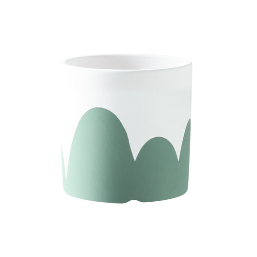 Maceta Cerámica Nórdica para Suculentas con Bandeja - Diseño Moderno 17cm - Image 9