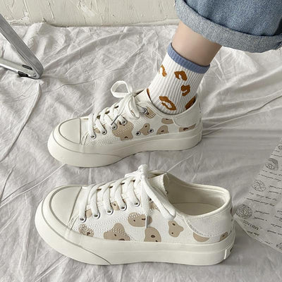 Zapatillas de Lona Blancas para Mujer - Estilo Casual Versátil Primavera Verano - Image 11