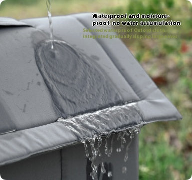 Casa Cálida para Gatos Exterior - Resistente al Agua y Lluvia para Invierno - Image 11