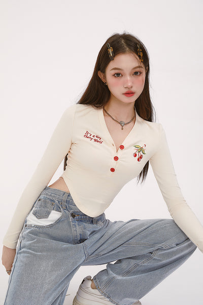 Playera de Manga Larga Curved Swing Otoño - Image 8