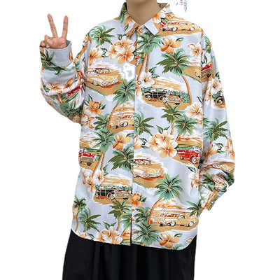 Camisa Manga Larga Estampado Floral para Hombre - Image 10