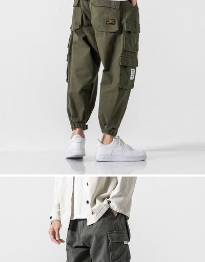 Pantalones Militares Tapered de Algodón Japonés para Hombre - Image 17