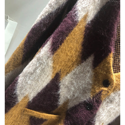 Suéter Tejido Mohair Rombos Versátil para Cualquier Ocasión - Image 4
