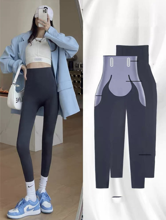 Leggins Deportivos Plus Ajustados con Levantacaderas y Forro Polar