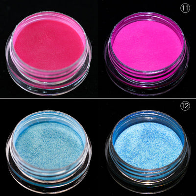 Polvo Espejo Mágico Luminoso 12 Colores - Efecto Fluorescente para Uñas - Image 16