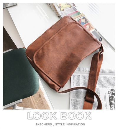 Bolsa Mensajera Vintage Estilo Británico para Hombre - Image 7
