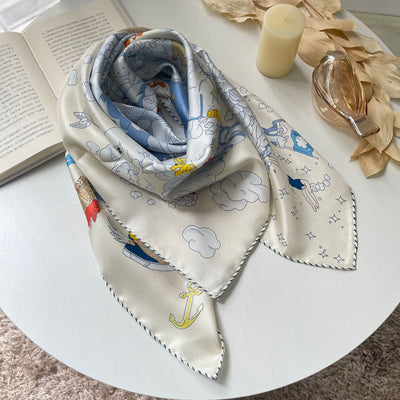 Pañuelo de Seda Twill Personalizado para Primavera - Image 4