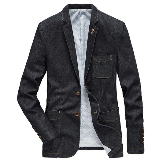 Chaqueta Denim Slim Fit Ejecutiva para Primavera y Otoño