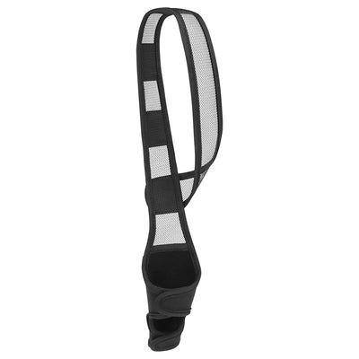 Black pet knee pad with mesh panels and hook-and-loop fasteners, designed for dog joint injury recovery and support. - Image 5