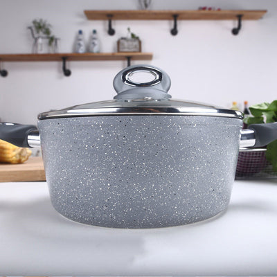 Olla para Sopa de Piedra Mineral Antiadherente con Asas - Uso Doméstico - Image 8
