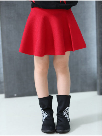 Falda Corta Princesa Niña Primavera Otoño - Tejida Versátil y Elegante - Image 6