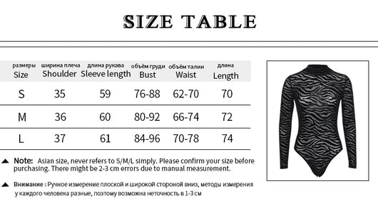 Blusa Rayada Irregular Mujer Manga Larga Semitransparente Ajustada - Image 6