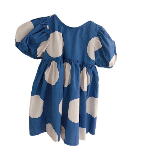 Vestido Niña Lunares Grandes con Mangas Abullonadas - Image 9