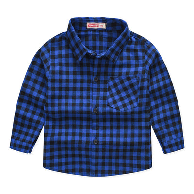Camisas a Cuadros para Niños y Niñas - Tops Elegantes para Pequeños - Image 13