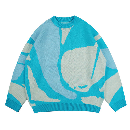 Suéter Holgado Cuello Redondo Tejido para Hombre y Mujer - Image 17