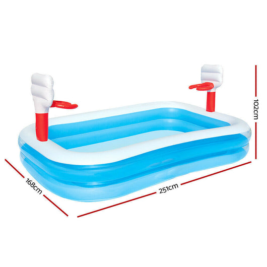 Piscina Inflable Familiar para Básquetbol con Profundidad Aumentada - Image 4