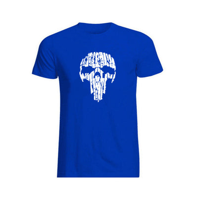 Playera Deportiva de Algodón Puro con Estampa Calavera Rota - Image 14