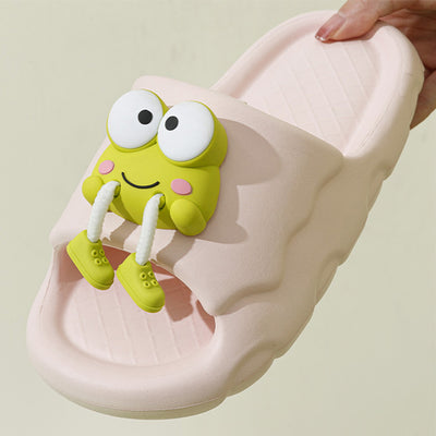 Pantuflas Rana de Dibujos Animados con Suela Suave Antideslizante para Mujer - Image 21
