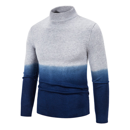 Suéter Térmico Degradado Cuello Medio para Hombre - Image 6