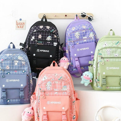 Mochila Escolar Primaria para Niñas - Set de Cuatro Piezas - Image 3