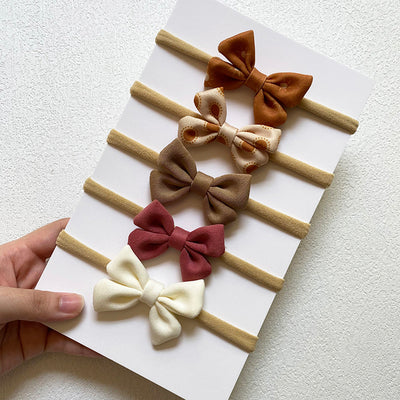 Set de 5 Diademas con Moños para Bebé - Image 5