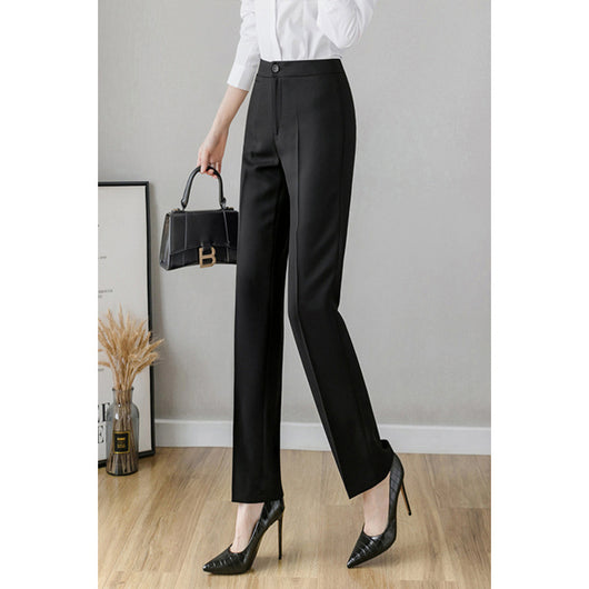 Pantalón de Oficina Recto para Mujer - Traje Profesional - Image 2