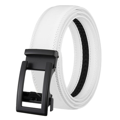 Cinturón de Cuero para Hombre con Hebilla Automática - Doble Capa de Cuero Vacuno - Image 5