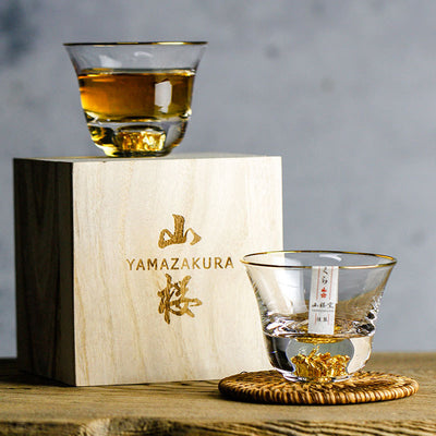 Juego de Té con Taza de Oro Laminado Premium