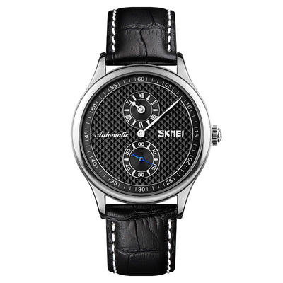 Reloj Empresarial Esqueleto Blanco con Segundero Independiente - Image 2
