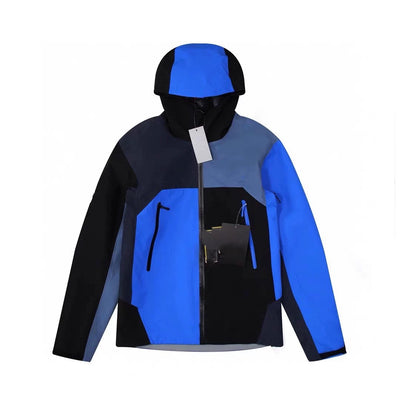 Chaqueta Impermeable con Cuello Tipo Concha y Costuras Reforzadas - Image 4