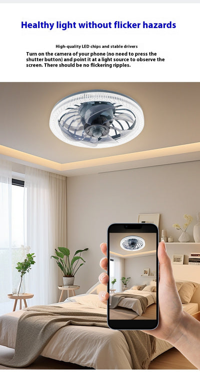 Ventilador de Techo con Lámpara LED Minimalista - Image 13