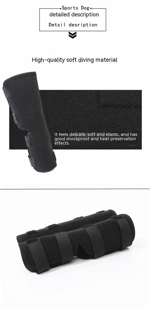 Rodillera Protectora para Perros con Soporte Antilamido y Recuperación Articular - Image 9