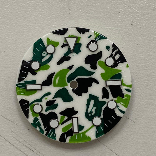 Accesorios de Reloj con Camuflaje Luminoso Verde - Image 6