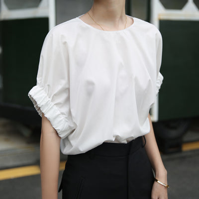 Camisa Occidental Blanca de Algodón con Manga Corta - Image 19