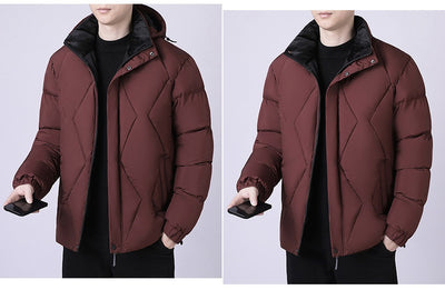 Chaqueta de Invierno para Hombre con Acolchado de Algodón - Calidez y Estilo - Image 22