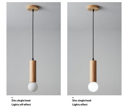 Lámpara Colgante de Madera para Restaurante - Diseño Moderno Minimalista - Image 21