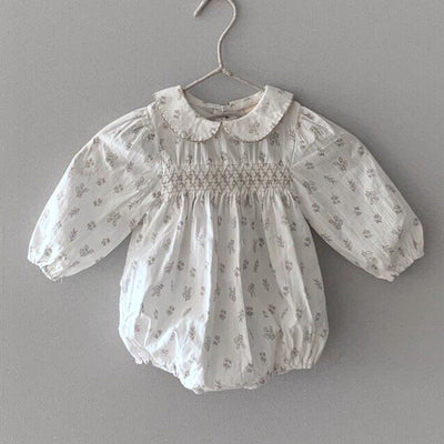 Vestido Infantil Otoñal con Cuello de Muñeca y Estampado Floral - Image 10