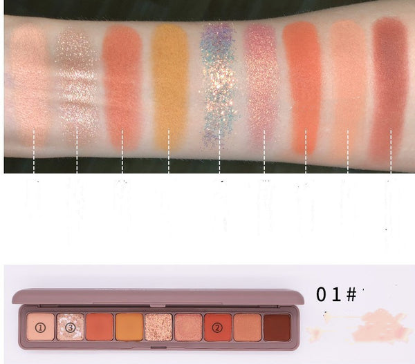 Paleta de Sombras de Ojos Nueve Colores Fingertip - Image 3