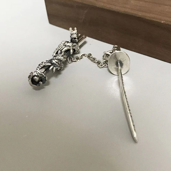 Dije de Plata Esterlina Espada Punk Hip Hop Retro Urbano