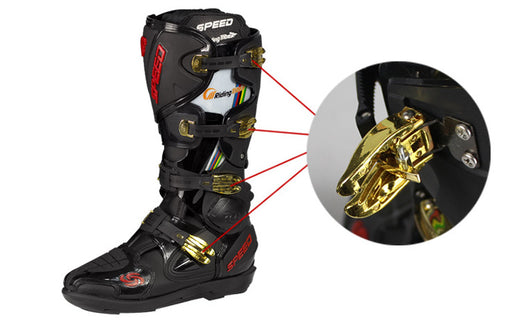 Botas de Motociclismo Antideslizantes con Protección Extrema - Image 12