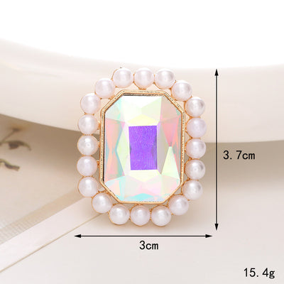 Adornos de Cristal Brillante para Zapatos - Accesorios DIY Estilo Clásico con Flor de Perla - Image 65