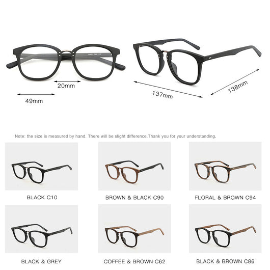 Lentes Marco Grande Efecto Madera - Image 3