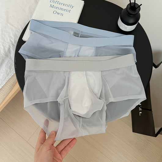 Calzoncillos Triangle Ice Silk Transpirables para Hombre - Image 15